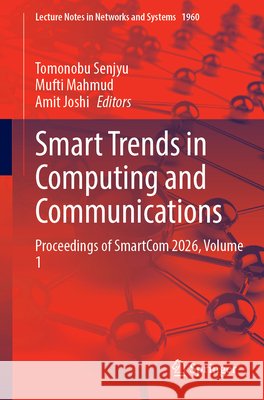 Smart Trends in Computing and Communications  9783032254825 Springer Nature Switzerland AG