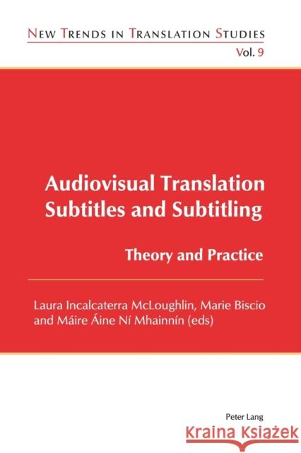 Audiovisual Translation - Subtitles and Subtitling: Theory and Practice  9783034302999 Peter Lang AG, Internationaler Verlag Der Wis