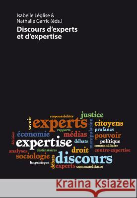 Discours d'Experts Et d'Expertise Léglise, Isabelle 9783034312257 Lang, Peter, AG, Internationaler Verlag Der W