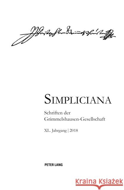 Simpliciana XL (2018) Peter Heelmann 9783034338004