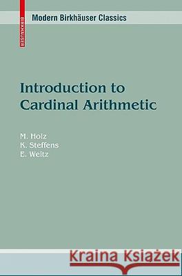 Introduction to Cardinal Arithmetic Holz 9783034603270