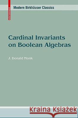 Cardinal Invariants on Boolean Algebras Monk 9783034603331