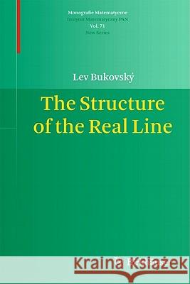 The Structure of the Real Line Lev Bukovsky 9783034800051 Not Avail