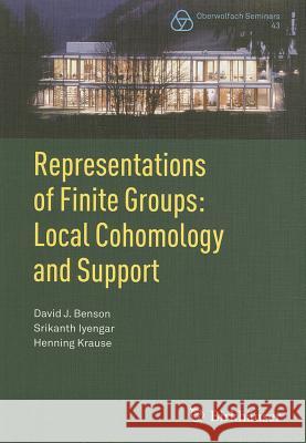 Representations of Finite Groups: Local Cohomology and Support David J Benson 9783034802598