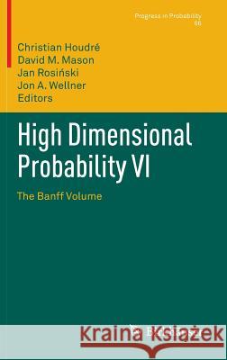 High Dimensional Probability VI: The Banff Volume Houdré, Christian 9783034804899