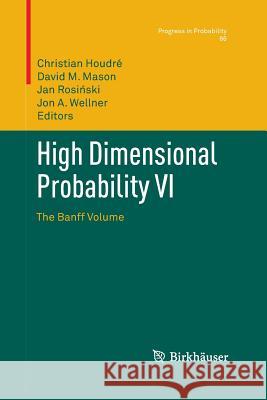 High Dimensional Probability VI: The Banff Volume Houdré, Christian 9783034807999 Birkhauser