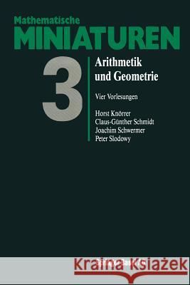 Arithmetik Und Geometrie Schwermer, J. 9783034852272 Birkhauser
