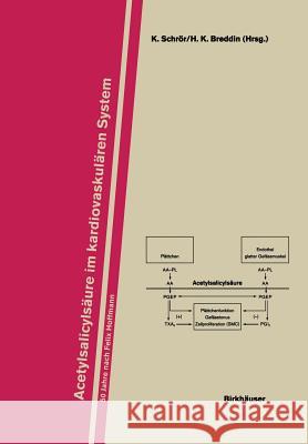 Acetylsalicylsäure Im Kardiovaskulären System: 50 Jahre Nach Felix Hoffmann Schrör, K. 9783034875752 Birkhauser