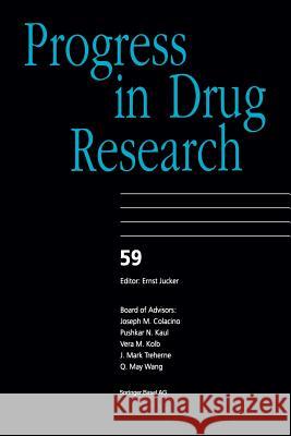 Progress in Drug Research Ernst Jucker 9783034894647