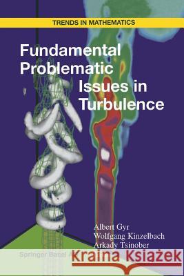 Fundamental Problematic Issues in Turbulence Albert Gyr Wolfgang Kinzelbach Arkady Tsinober 9783034897303 Birkhauser