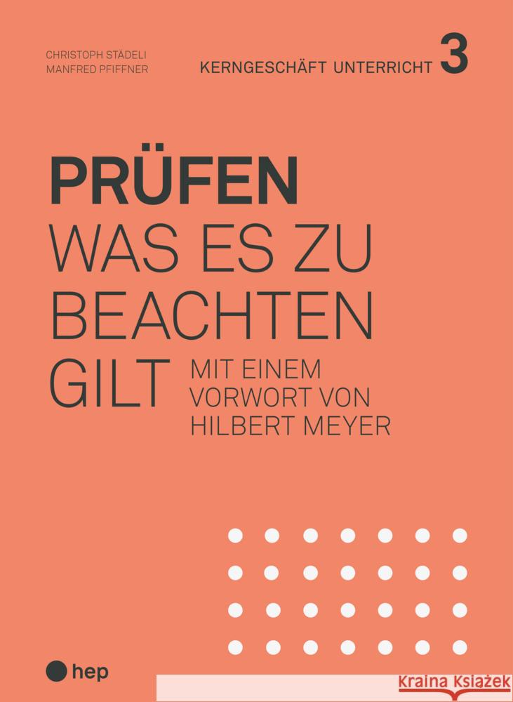 Prüfen Städeli, Christoph, Pfiffner, Manfred 9783035526400 hep Verlag