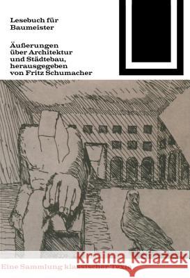 Lesebuch für Baumeister  9783035600520 Birkhäuser