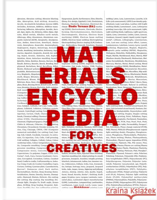 Materials Encyclopedia for Creatives  9783035622461 Birkhäuser Berlin