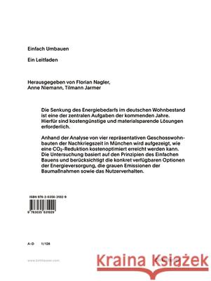 Einfach Umbauen: Ein Leitfaden Florian Nagler Anne Niemann 9783035631029 Birkhauser
