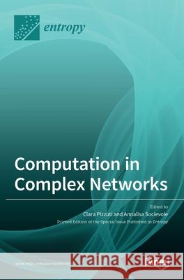 Computation in Complex Networks Clara Pizzuti Annalisa Socievole 9783036506821 Mdpi AG