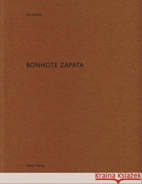 Bonhote Zapata: De aedibus Heinz Wirz 9783037611333 Quart Publishers