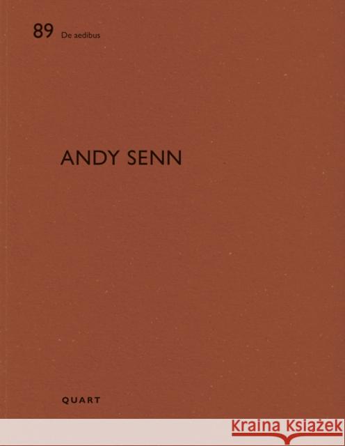 Andy Senn: de Aedibus Heinz Wirz 9783037612231 Quart Architektur