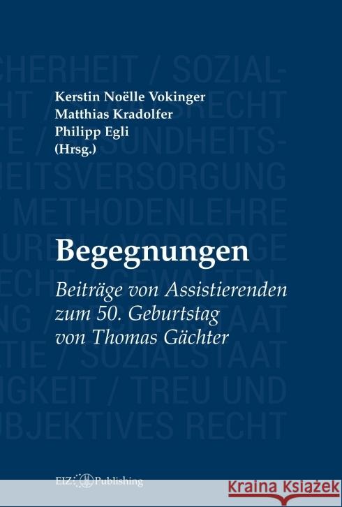 Begegnungen Vokinger, Kerstin Noëlle 9783038053675 buch & netz