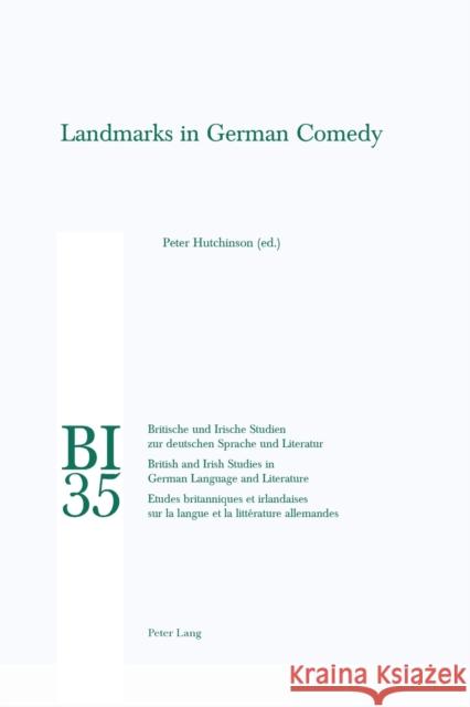 Landmarks in German Comedy  9783039101856 Verlag Peter Lang
