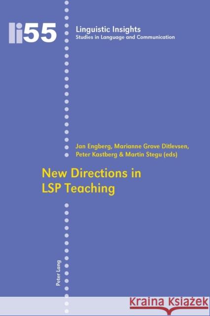 New Directions in LSP Teaching  9783039114337 Verlag Peter Lang