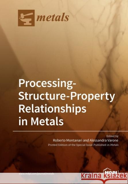 Processing-Structure-Property Relationships in Metals Roberto Montanari Alessandra Varone 9783039217700 Mdpi AG