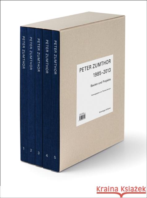Peter Zumthor 1985-2013 Peter Zumthor 9783039422470 Scheidegger und Spiess AG, Verlag