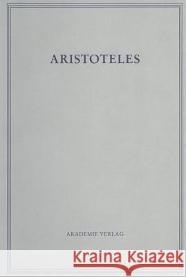 Physikvorlesung Aristoteles Wagner, Hans  9783050009278