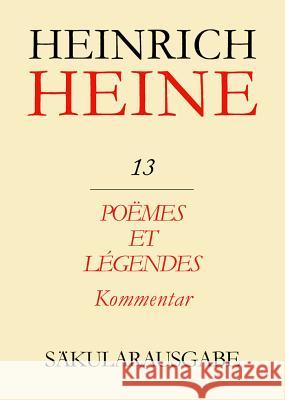 Poëmes Et Légendes. Kommentar Grappin, Pierre 9783050016207