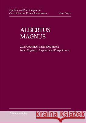 Albertus Magnus Walter Senner Op 9783050035635