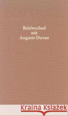 Karl August Böttiger - Briefwechsel Mit Auguste Duvau: Mit Einem Anhang Der Briefe Auguste Duvaus an Karl Ludwig Von Knebel Gerlach, Klaus 9783050037950