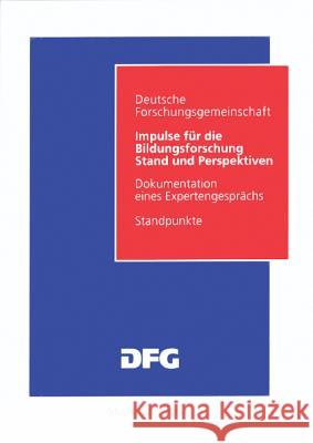 Impulse für die Bildungsforschung Heinz Mandl, Birgitta Kopp 9783050041681 Walter de Gruyter