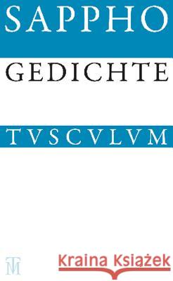 Gedichte: Griechisch - Deutsch Sappho 9783050054155