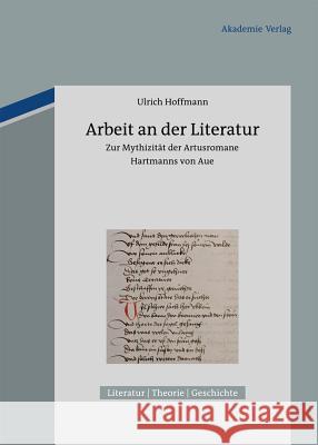 Arbeit an der Literatur Hoffmann, Ulrich 9783050058597 Akademie-Verlag