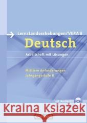 Lernstandserhebungen / VERA 8 Deutsch, Mittlerer Anforderungen, m. Audio-CD : Jahrgangsstufe 8. Arbeitsheft Patzelt, Birgit   9783060618835 Cornelsen
