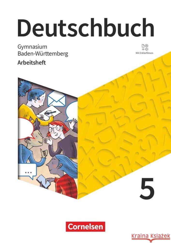 Deutschbuch Gymnasium - Baden-Württemberg - Ausgabe 2025 - 5. Schuljahr Mohr, Deborah, Mielke, Angela, Grunow, Cordula 9783060622771 Cornelsen Verlag