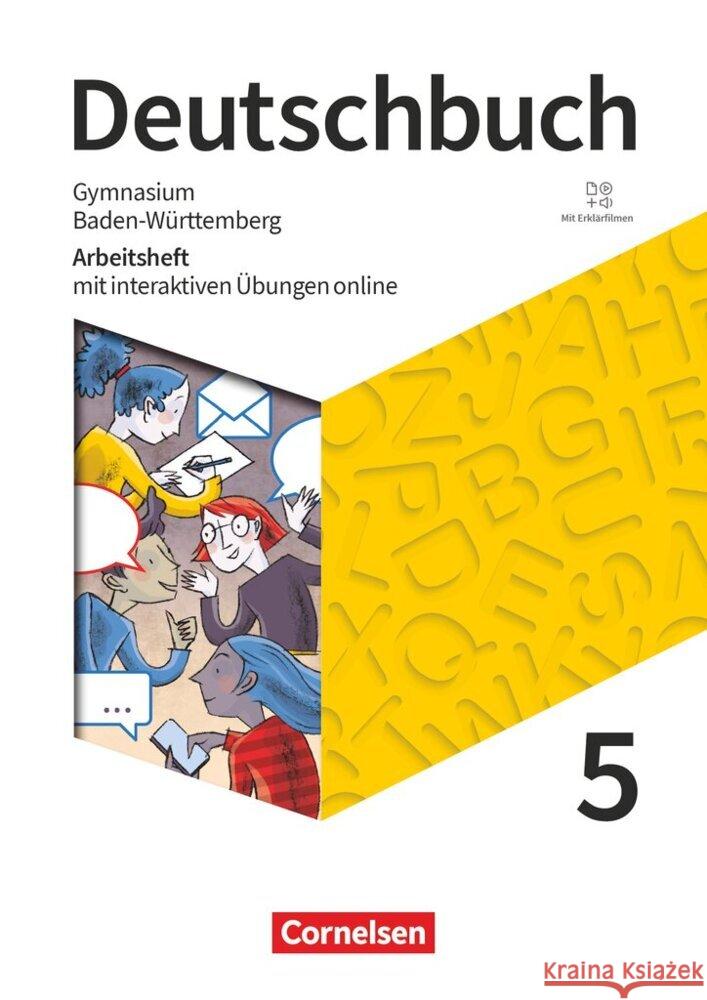 Deutschbuch Gymnasium - Baden-Württemberg - Ausgabe 2025 - 5. Schuljahr Mohr, Deborah, Mielke, Angela, Grunow, Cordula 9783060622788 Cornelsen Verlag