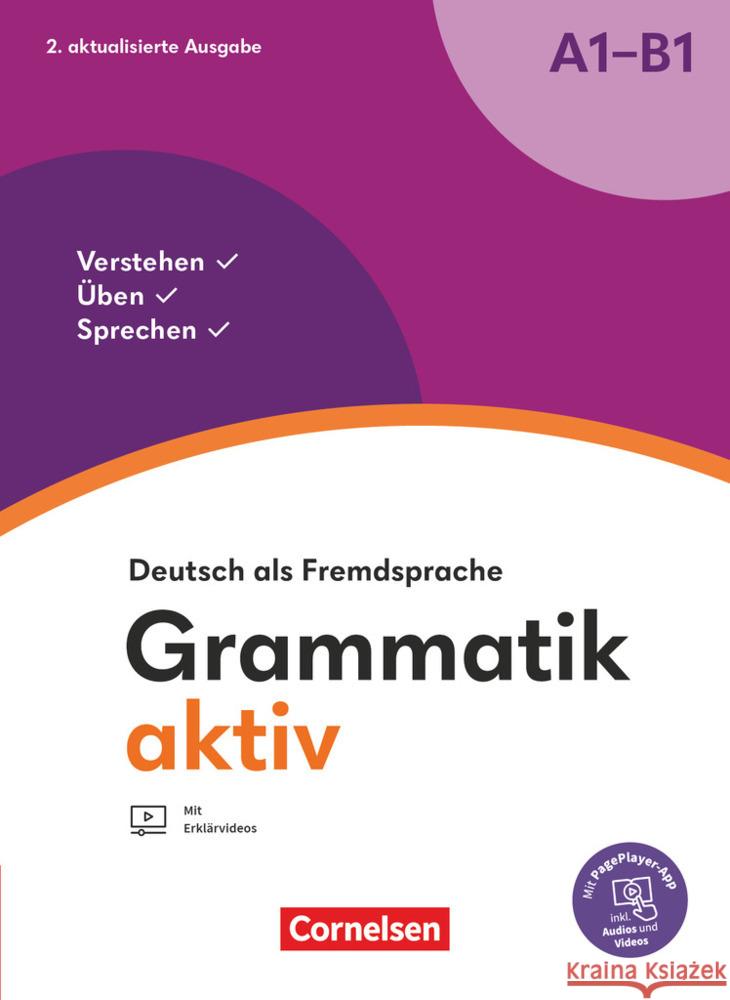 Grammatik aktiv - Deutsch als Fremdsprache - 2. aktualisierte Ausgabe - A1-B1 Jin, Friederike, Voß, Ute 9783061229641 Cornelsen Verlag