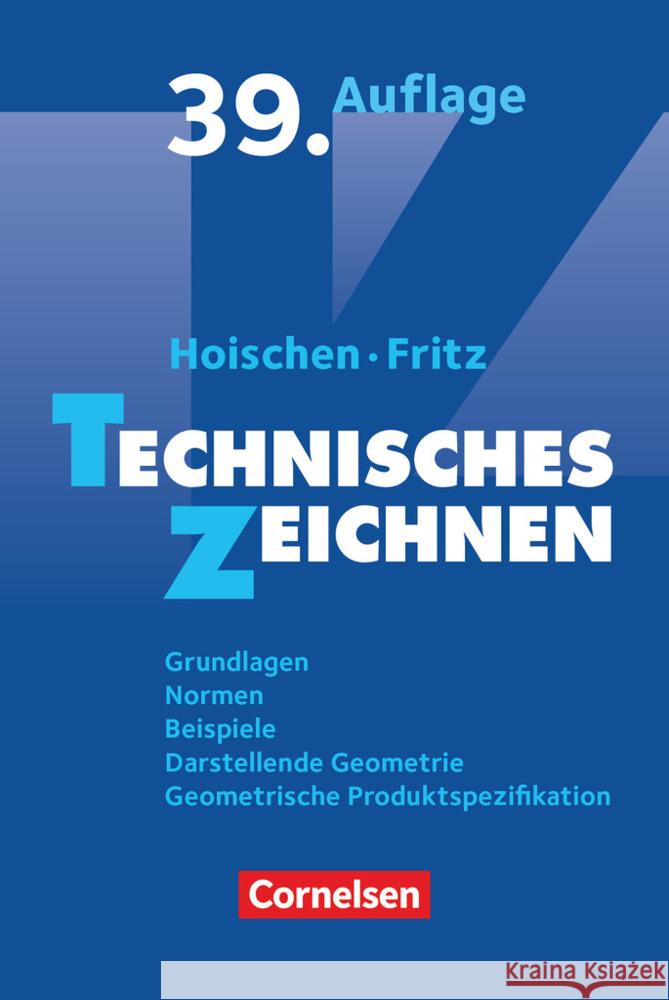 Hoischen - Technisches Zeichnen Fritz, Andreas 9783064524873 Cornelsen Verlag