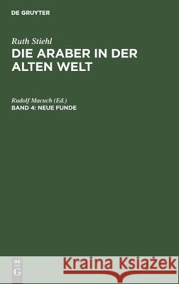 Neue Funde Rudolf Macuch Johannes Irmscher Raimund Kabert 9783110001198