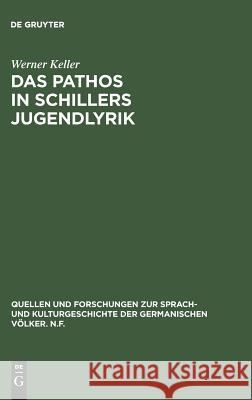 Das Pathos in Schillers Jugendlyrik Werner Keller 9783110002065