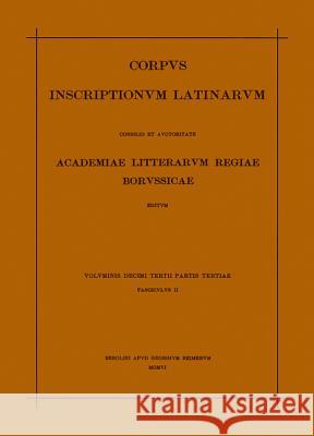 Instrumentum Domesticum II: Instrumentum Domesticum II. Ed. O. Bohn. Insunt Signacula Medicorum Oculariorum. Ed. Aem. Espérandieu. Hirschfeld, Otto 9783110014099