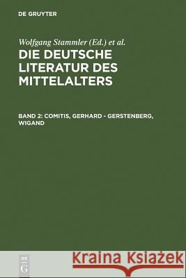 Comitis, Gerhard - Gerstenberg, Wigand Christine S 9783110076998 Walter de Gruyter