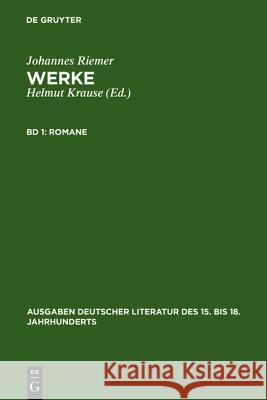 Romane  9783110077001 De Gruyter