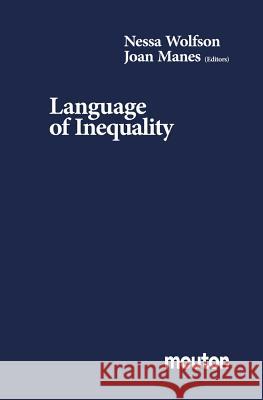 Language of Inequality  9783110099461 Mouton de Gruyter