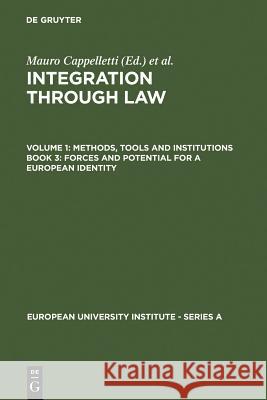 Forces and Potential for a European Identity Mauro Cappelletti Monica Seccombe Joseph H. Weiler 9783110103328
