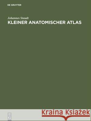 Kleiner Anatomischer Atlas Staudt, Johannes 9783110109603 De Gruyter