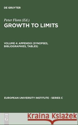 Appendix (Synopses, Bibliographies, Tables)  9783110111330 Walter de Gruyter & Co