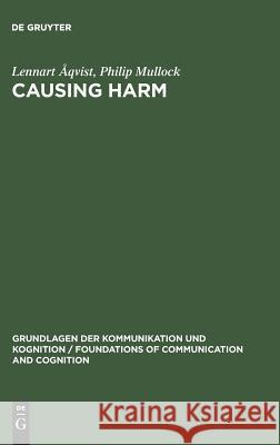 Causing Harm  9783110115109 Walter de Gruyter & Co