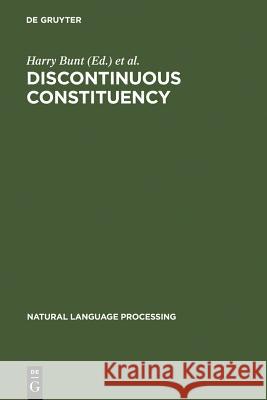 Discontinuous Constituency  9783110130119 Mouton de Gruyter