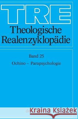 Ochino - Parapsychologie  9783110147124 De Gruyter
